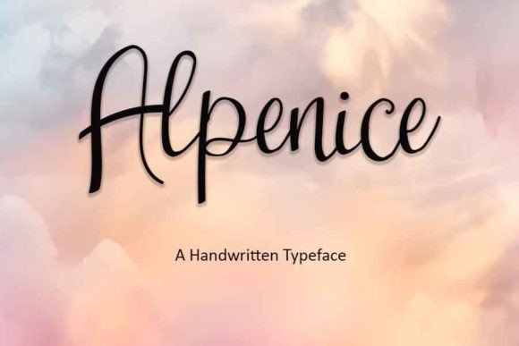 Alpenice: A Handwritten Font That Makes Your Brand Feel Thoughtful