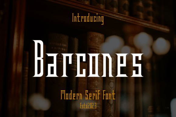 Barcones: A Vintage Serif Font That Elevates Real Small Business Branding
