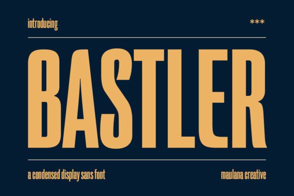 Bastler: A Vintage Sans Serif Font That Anchors Campaigns