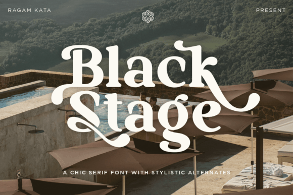 Black Stage: A Retro Serif Font That Elevates Digital Branding
