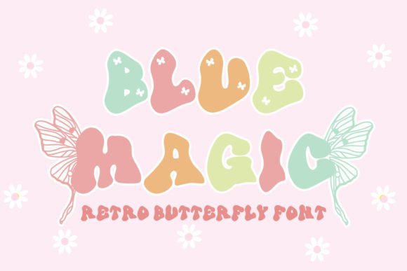 Blue Magic: A Whimsical Handwritten Font for Digital Charm