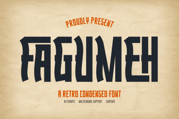 Fagumeh: A Vintage Sans Serif Font for Handmade Brands