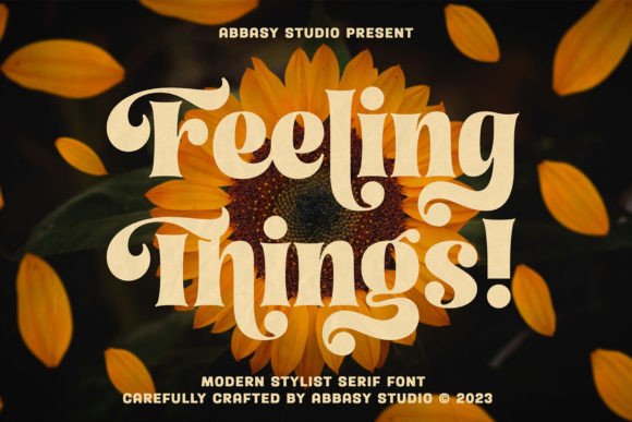 Feeling Things: A Retro Serif Font That Elevates Digital Branding