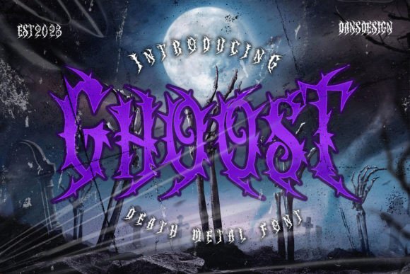 Ghoost Font: A Bold Blackletter for Memorable Branding