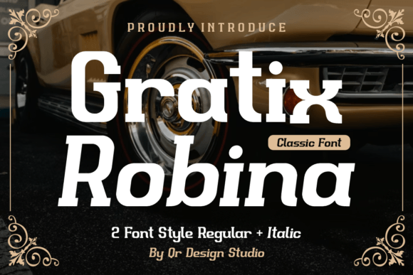 Gratix Robina: A Serif Font with Quiet Confidence