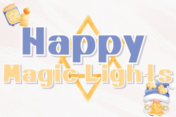 Happy Magic Lights: A Retro Display Font for Editorial Charm