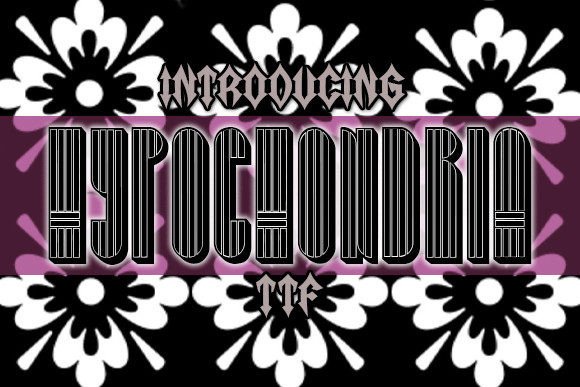 Hypochondria: A Blocky Retro Typeface Worth Testing