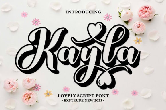 Kayla Exstrude: A Vintage Handwritten Font That Anchors Campaigns