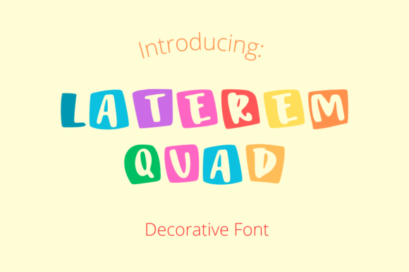 Laterem Quad: A Vintage Display Font That Anchors Digital Branding