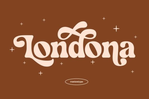 Londona: A Retro Serif Font That Anchors Brand Identity