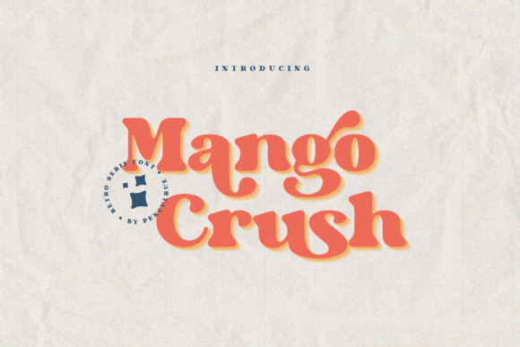 Mango Crush: A Sweet, Retro Serif Font for Your Brand
