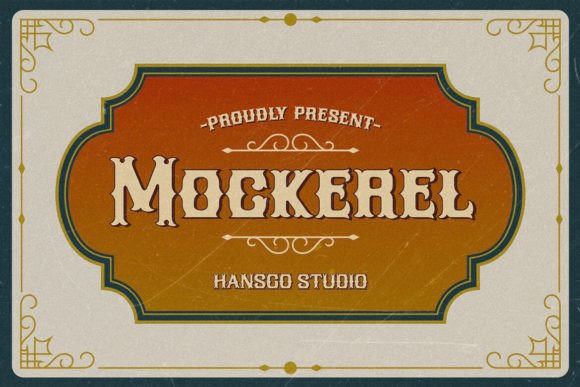 Mockerel: A Vintage Blackletter Font That Adds Rustic Charm to Real Business Branding