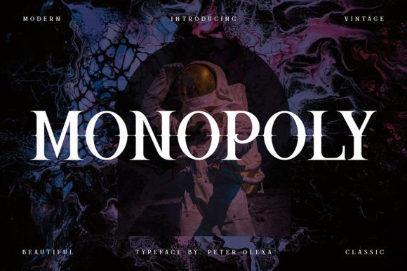 Monopoly: A Stylish Serif Font for Bold Digital Headlines