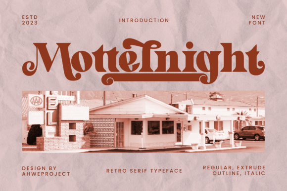 Mottelnight: A Vintage Serif Font That Anchors Campaigns with Warmth