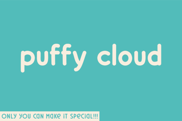 Puffy Cloud Font: A Playful, Professional Serif for Small Businesses