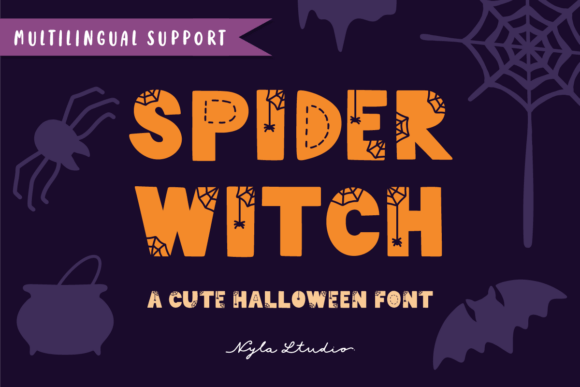 Spider Witch: A Playful Halloween Font for Scroll-Stopping Campaigns