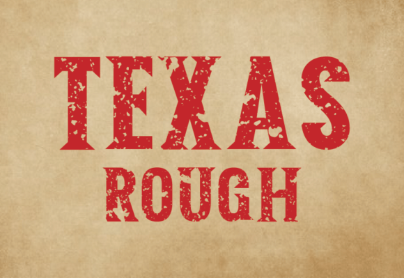 Texas Rough: A Clean Retro Serif for Brand Identity