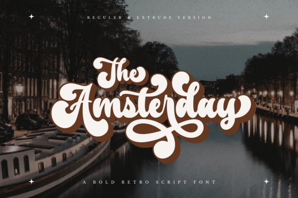 The Amsterday: A Bold, Friendly Script Font That Elevates Real Business Branding